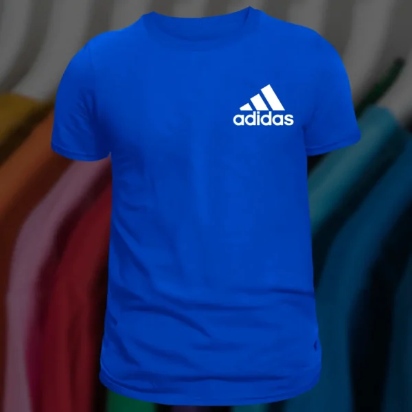 Camiseta de Algodón Logo de ADIDAS